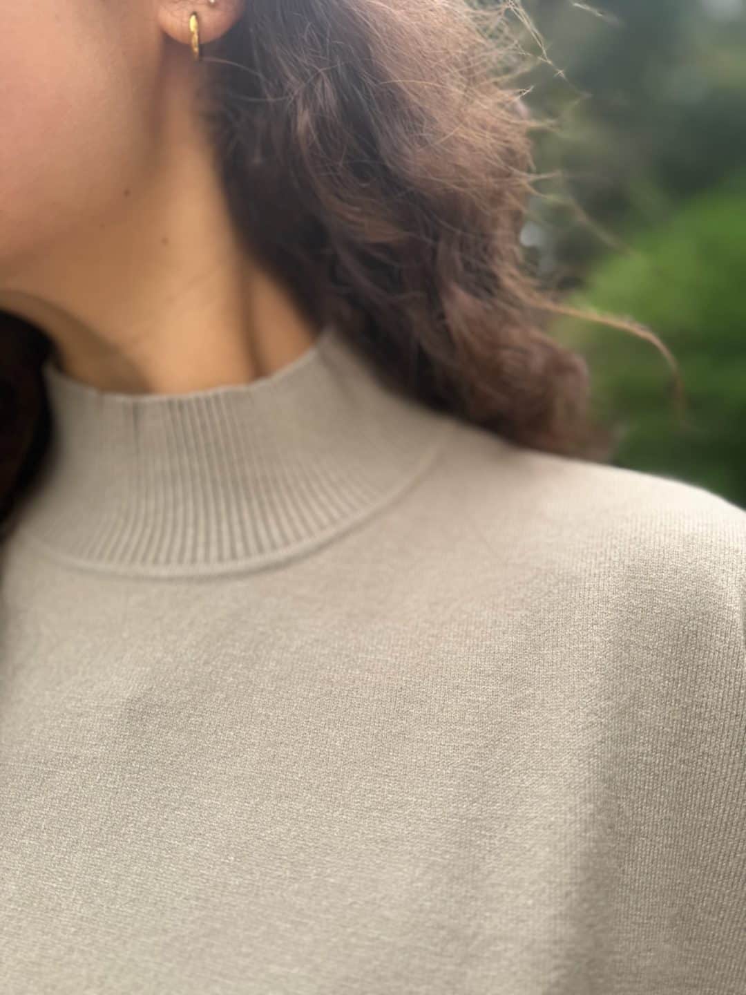Sage Ex Karen Millen Soft Touch Wide High Neck Knit - Image 5