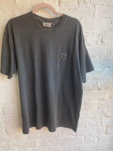 Ex Carhartt Grey Crew Neck T-Shirt - XL