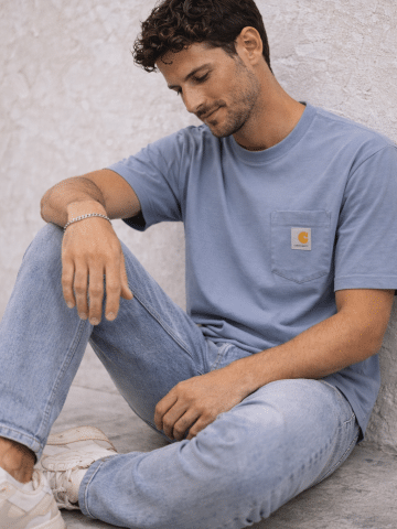 Powder Blue Carhartt Pocket T-Shirt - 2XL