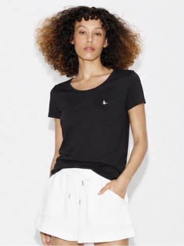 Black Ex Jack Wills Tee - UK14