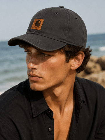 Dark Grey Carhartt Force Cap - ONESIZE