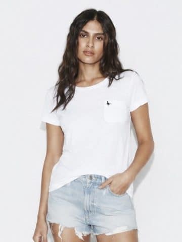 White Ex Jack Wills Tee - UK14