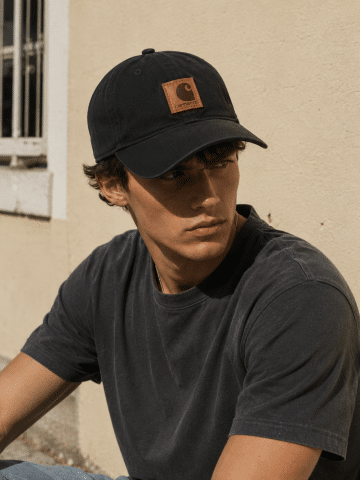 Black Carhartt Force Cap - ONESIZE